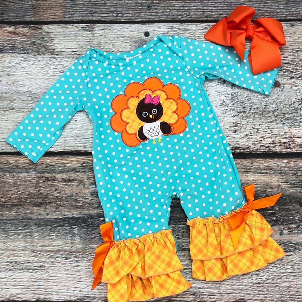 Terry Turkey Romper